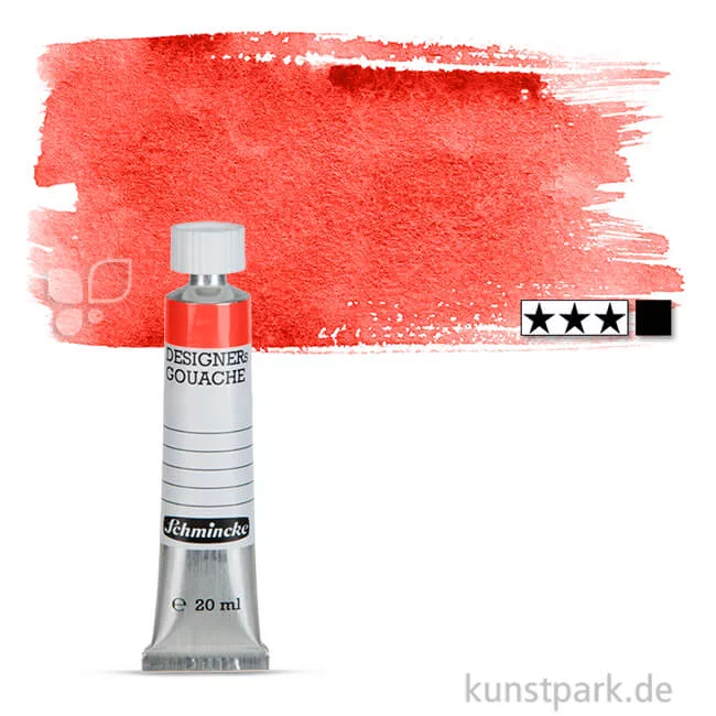 Artikelbild 1 des Artikels “Schmincke HKS Designer Gouache 20 ml Tube | 314 Scharlachrot“