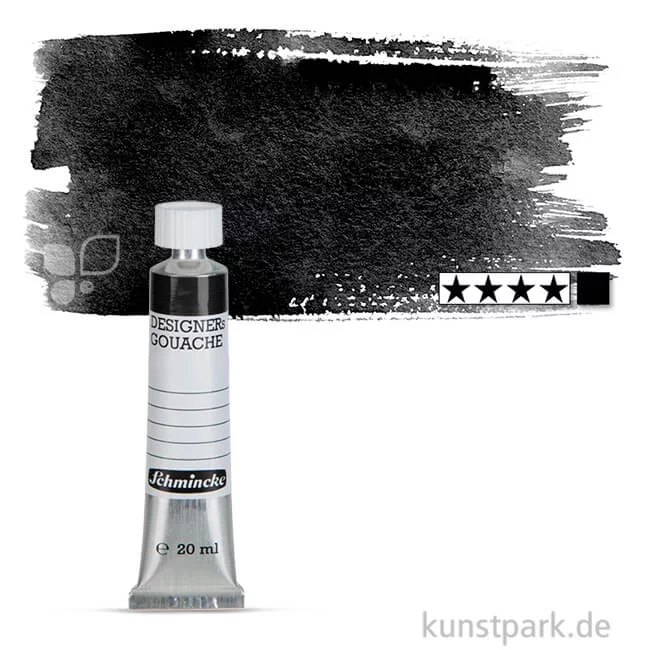 Artikelbild 1 des Artikels “Schmincke HKS Designer Gouache 20 ml Tube | 788 Elfenbeinschwarz“