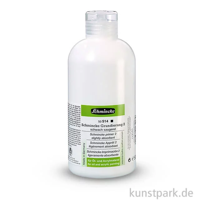 Artikelbild 1 des Artikels “Schmincke Grundierung 2, schwach saugend - 0,5 Liter 500 ml“