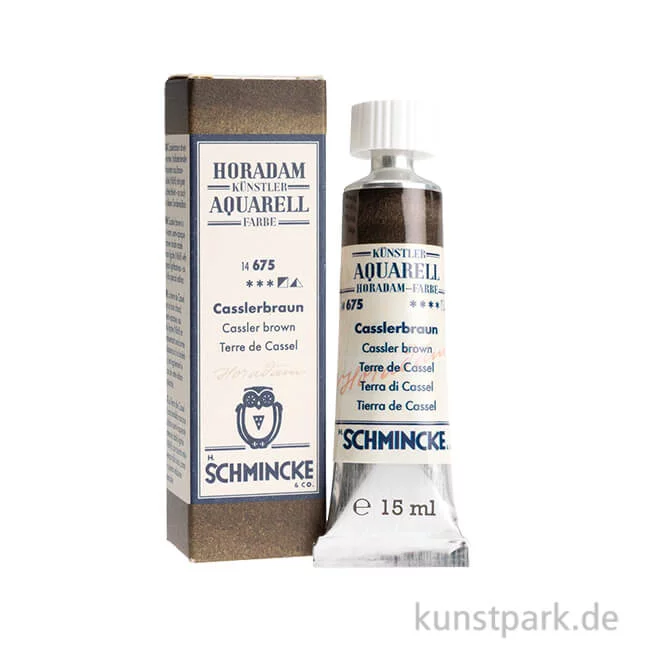 Artikelbild 1 des Artikels “Schmincke HORADAM Aquarell Sonderfarbton Casslerbraun, 15 ml “