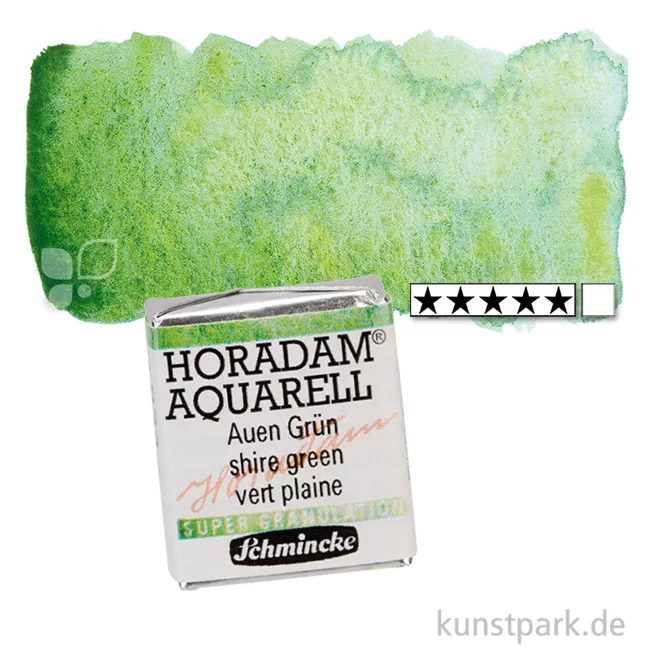Artikelbild 1 des Artikels “Schmincke HORADAM Aquarell - Supergranulierend 1/2 Napf | Auen Grün“