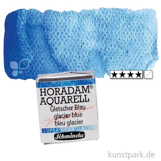 Artikelbild 1 des Artikels “Schmincke HORADAM Aquarell - Supergranulierend 1/2 Napf | Gletscher Blau“