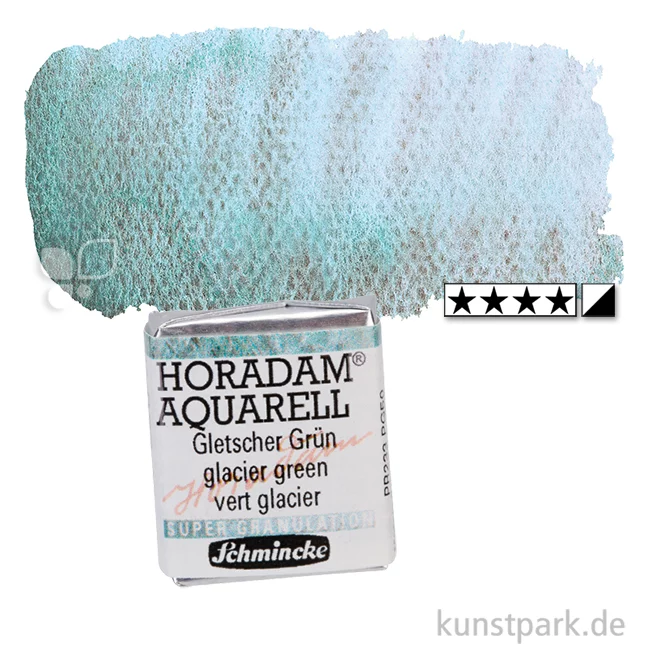 Artikelbild 1 des Artikels “Schmincke HORADAM Aquarell - Supergranulierend 1/2 Napf | Gletscher Grün“