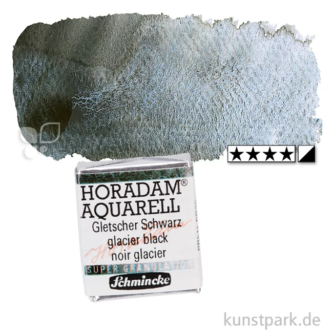 Artikelbild 1 des Artikels “Schmincke HORADAM Aquarell - Supergranulierend 1/2 Napf | Gletscher Schwarz“