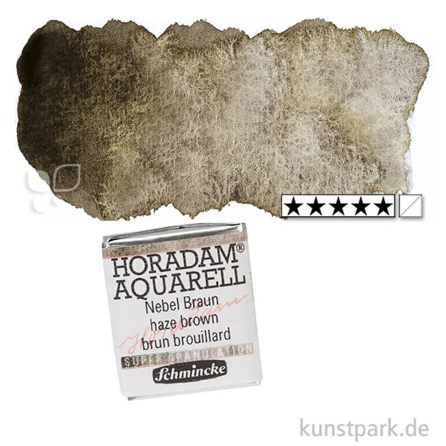 Artikelbild 1 des Artikels “Schmincke HORADAM Aquarell - Supergranulierend 1/2 Napf | Nebel Braun“