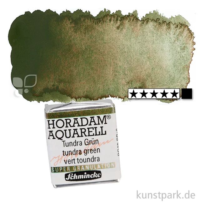 Artikelbild 1 des Artikels “Schmincke HORADAM Aquarell - Supergranulierend 1/2 Napf | Tundra Grün“