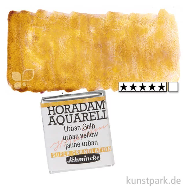 Artikelbild 1 des Artikels “Schmincke HORADAM Aquarell - Supergranulierend 1/2 Napf | Urban Gelb“