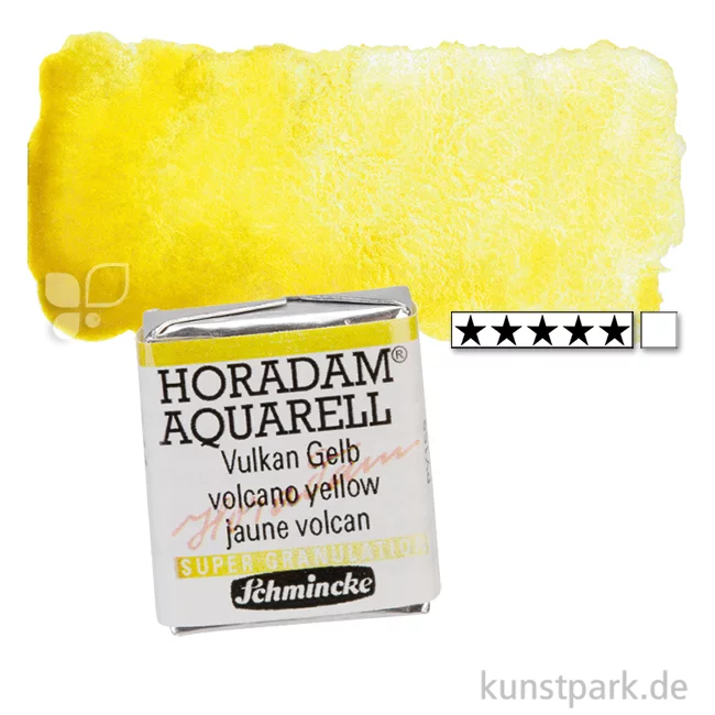 Artikelbild 1 des Artikels “Schmincke HORADAM Aquarell - Supergranulierend 1/2 Napf | Vulkan Gelb“
