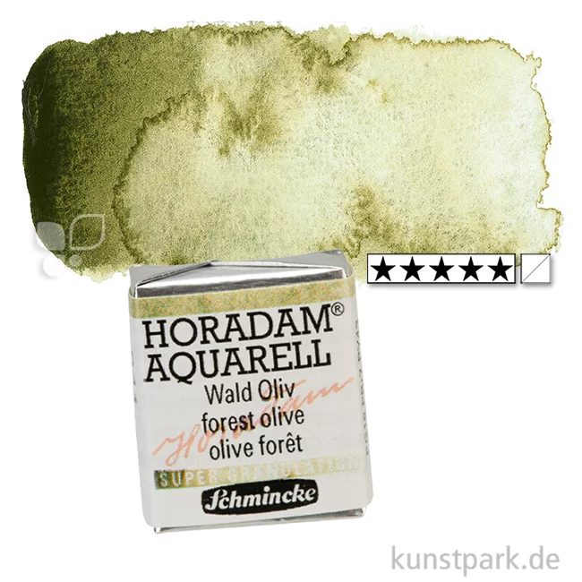 Artikelbild 1 des Artikels “Schmincke HORADAM Aquarell - Supergranulierend 1/2 Napf | Wald Oliv“