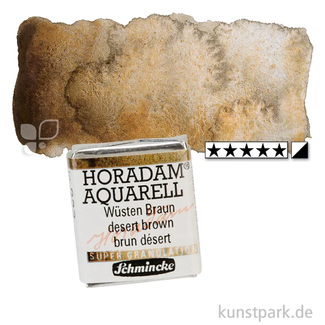 Artikelbild 1 des Artikels “Schmincke HORADAM Aquarell - Supergranulierend 1/2 Napf | Wüsten Braun“