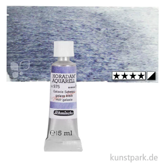 Artikelbild 1 des Artikels “Schmincke HORADAM Aquarell - Supergranulierend 15 ml Tube | Galaxie Schwarz“