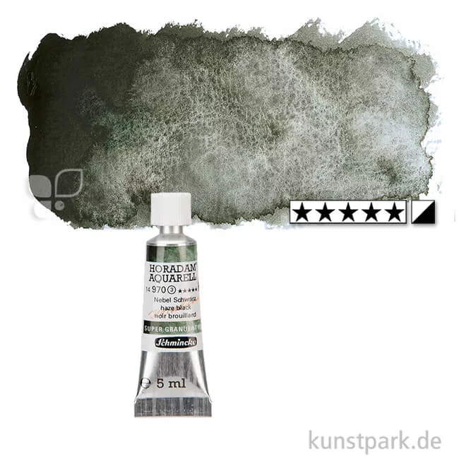 Artikelbild 1 des Artikels “Schmincke HORADAM Aquarell - Supergranulierend 5 ml Tube | Nebel Schwarz“