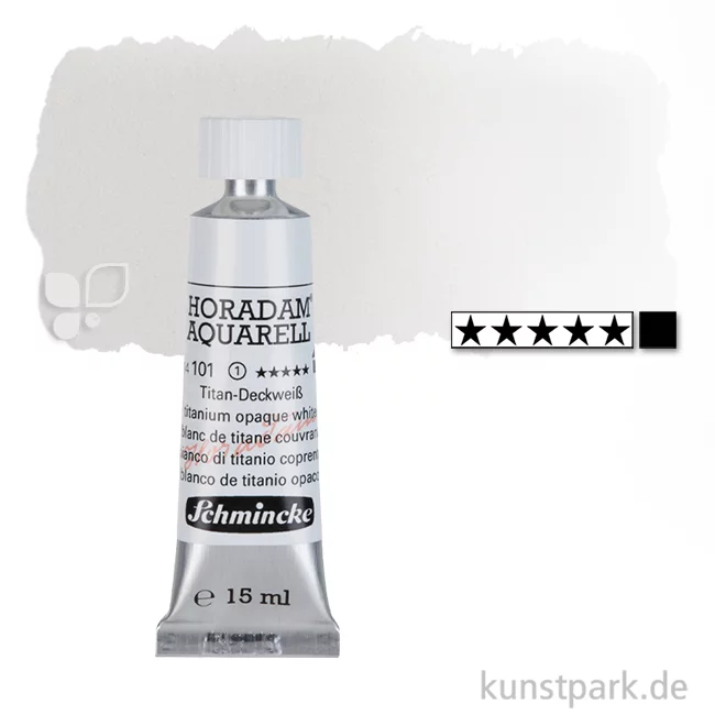 Artikelbild 1 des Artikels “Schmincke HORADAM Aquarellfarben Tube 15 ml | 101 Titan Deckweiß“