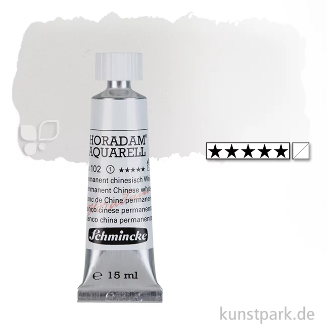 Artikelbild 1 des Artikels “Schmincke HORADAM Aquarellfarben Tube 15 ml | 102 Perm. Chinesisches Weiß“