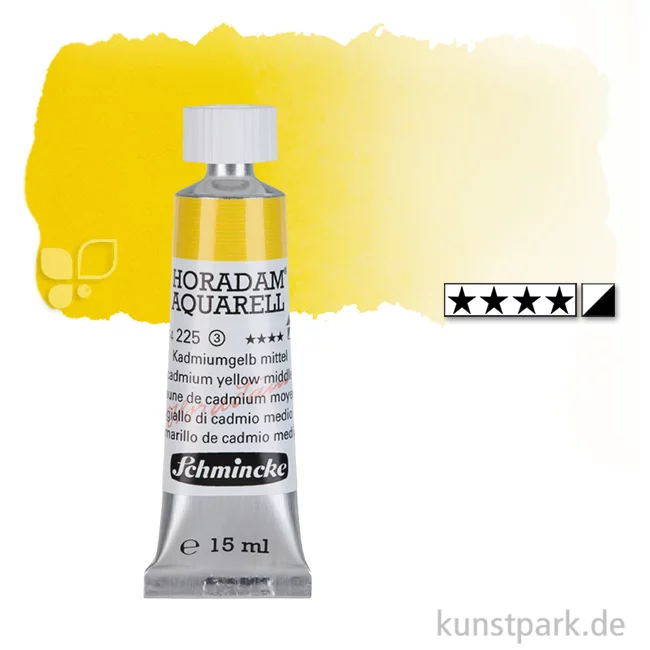 Artikelbild 1 des Artikels “Schmincke HORADAM Aquarellfarben Tube 15 ml | 225 Kadmiumgelb mittel“