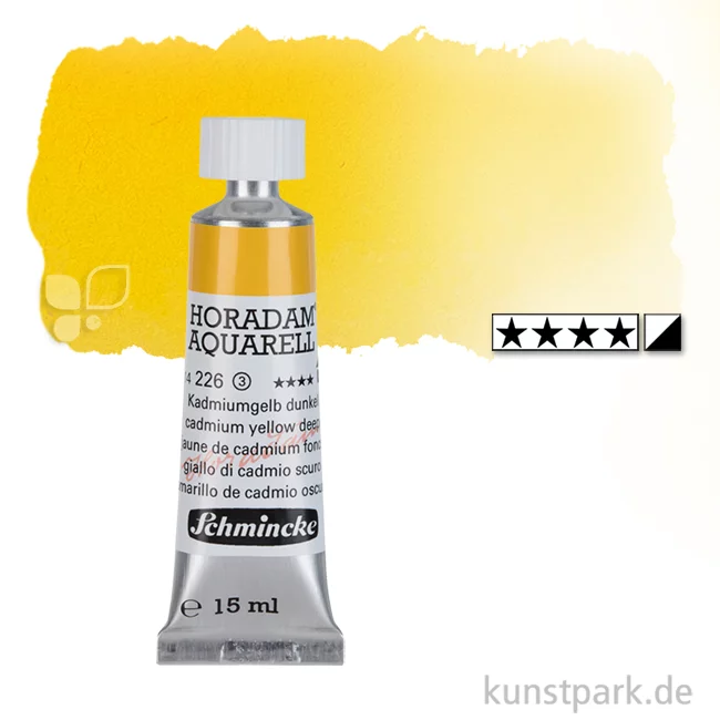 Artikelbild 1 des Artikels “Schmincke HORADAM Aquarellfarben Tube 15 ml | 226 Kadmiumgelb dunkel“