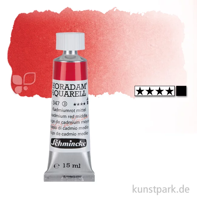 Artikelbild 1 des Artikels “Schmincke HORADAM Aquarellfarben Tube 15 ml | 347 Kadmiumrot mittel“