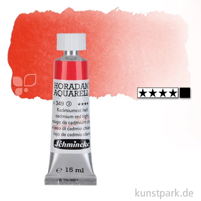 Artikelbild 1 des Artikels “Schmincke HORADAM Aquarellfarben Tube 15 ml | 349 Kadmiumrot hell“