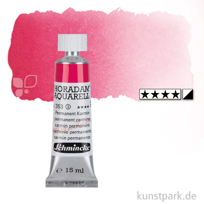Artikelbild 1 des Artikels “Schmincke HORADAM Aquarellfarben Tube 15 ml | 353 Permanent Karmin“