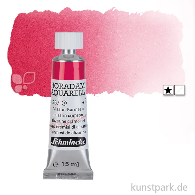 Artikelbild 1 des Artikels “Schmincke HORADAM Aquarellfarben Tube 15 ml | 357 Alizarin-Karmesin“