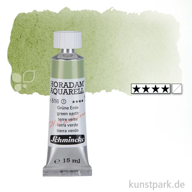 Artikelbild 1 des Artikels “Schmincke HORADAM Aquarellfarben Tube 15 ml | 516 Grüne Erde“