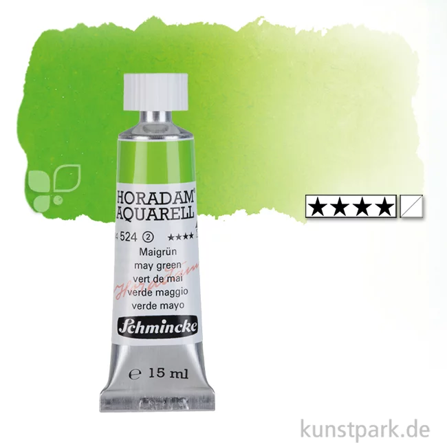 Artikelbild 1 des Artikels “Schmincke HORADAM Aquarellfarben Tube 15 ml | 524 Maigrün“