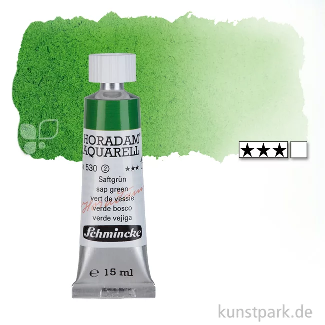 Artikelbild 1 des Artikels “Schmincke HORADAM Aquarellfarben Tube 15 ml | 530 Saftgrün“
