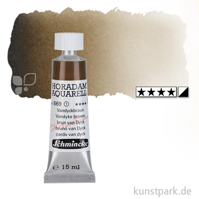 Artikelbild 1 des Artikels “Schmincke HORADAM Aquarellfarben Tube 15 ml | 669 Vandyckbraun“
