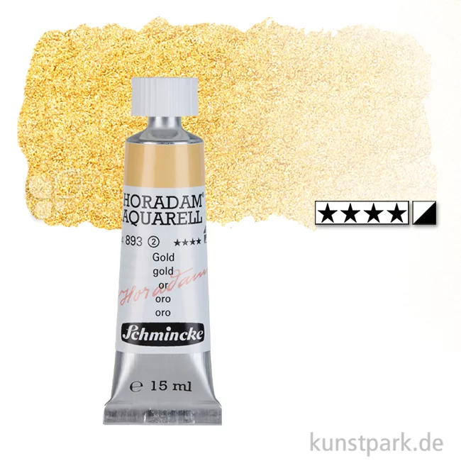 Artikelbild 1 des Artikels “Schmincke HORADAM Aquarellfarben Tube 15 ml | 893 Gold“