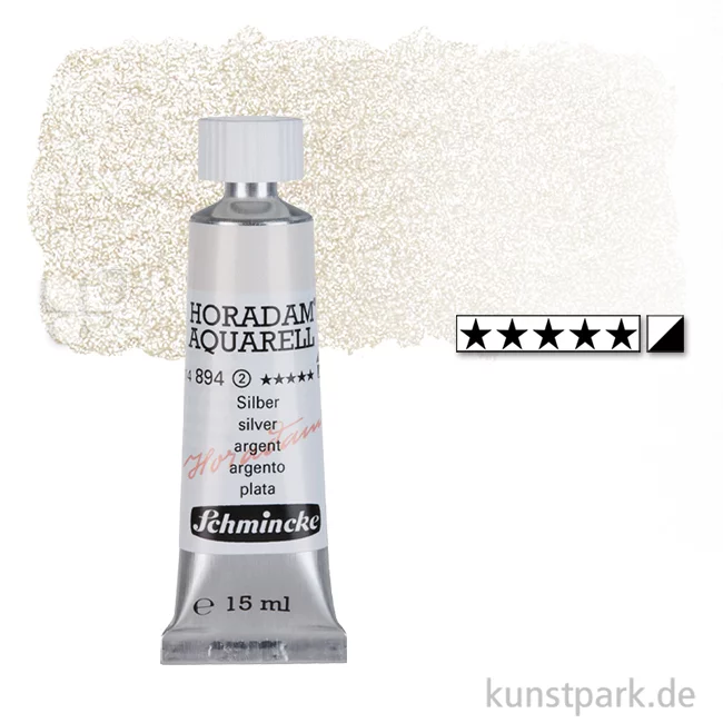 Artikelbild 1 des Artikels “Schmincke HORADAM Aquarellfarben Tube 15 ml | 894 Silber“