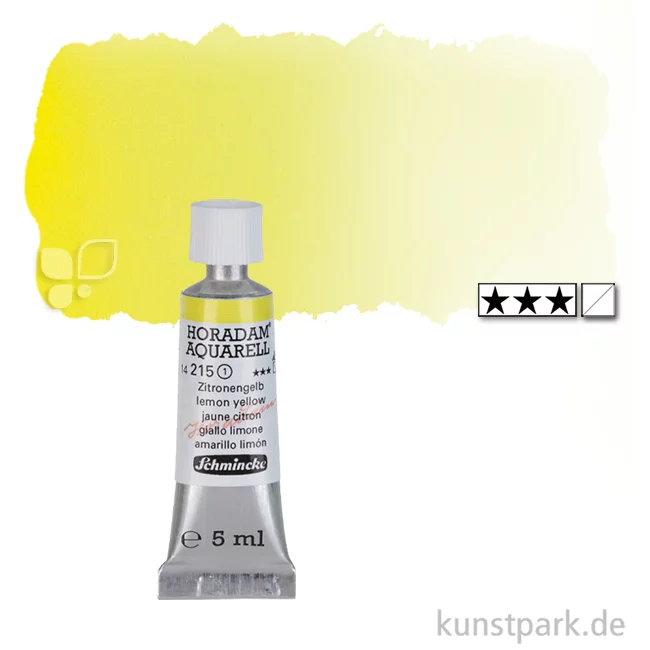 Artikelbild 1 des Artikels “Schmincke HORADAM Aquarellfarben Tube 5 ml | 215 Zitronengelb“
