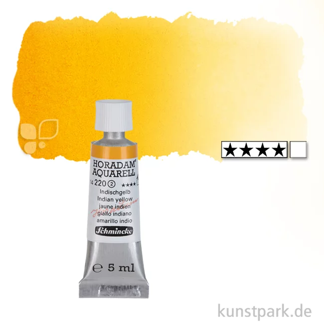 Artikelbild 1 des Artikels “Schmincke HORADAM Aquarellfarben Tube 5 ml | 220 Indischgelb“