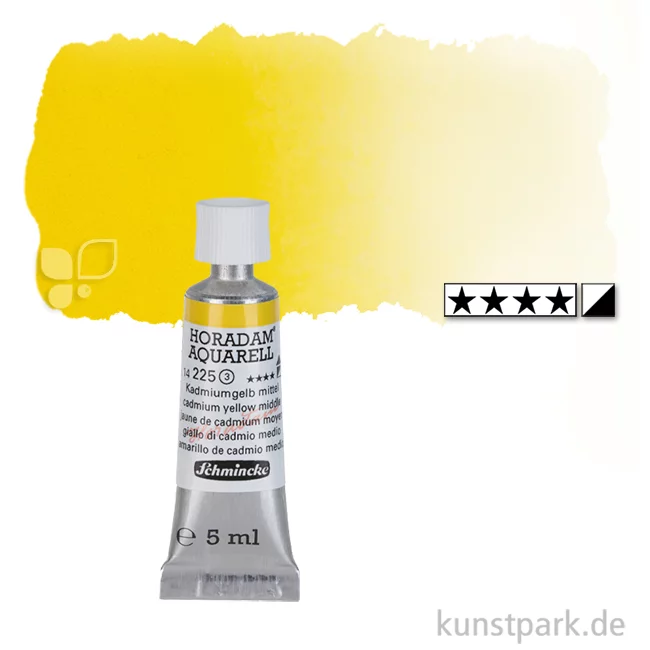Artikelbild 1 des Artikels “Schmincke HORADAM Aquarellfarben Tube 5 ml | 225 Kadmiumgelb mittel“