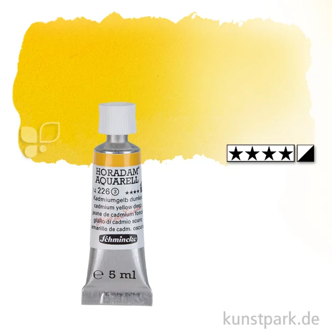 Artikelbild 1 des Artikels “Schmincke HORADAM Aquarellfarben Tube 5 ml | 226 Kadmiumgelb dunkel“