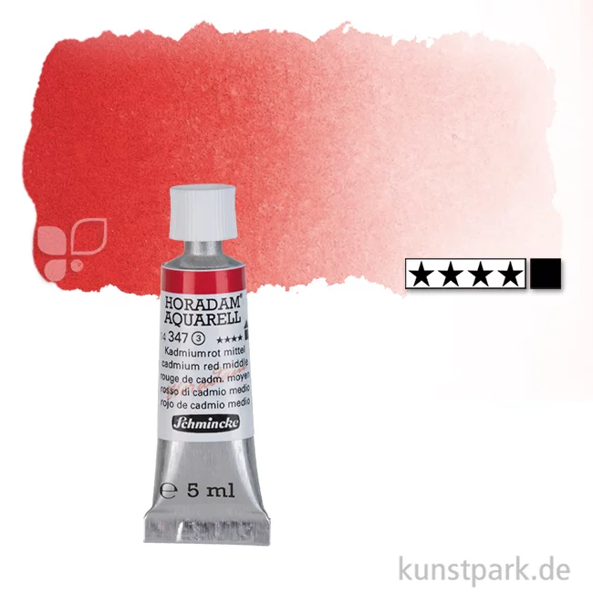 Artikelbild 1 des Artikels “Schmincke HORADAM Aquarellfarben Tube 5 ml | 347 Kadmiumrot mittel“