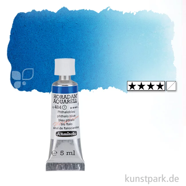 Artikelbild 1 des Artikels “Schmincke HORADAM Aquarellfarben Tube 5 ml | 484 Phthaloblau“