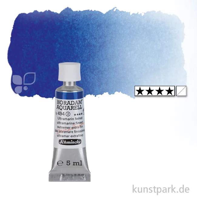 Artikelbild 1 des Artikels “Schmincke HORADAM Aquarellfarben Tube 5 ml | 494 Ultramarin feinst“