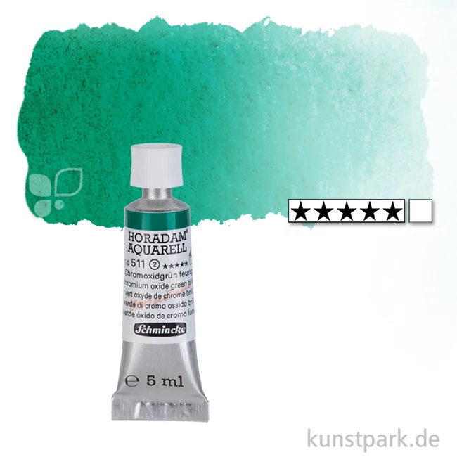 Artikelbild 1 des Artikels “Schmincke HORADAM Aquarellfarben Tube 5 ml | 511 Chromoxidgrün feurig“