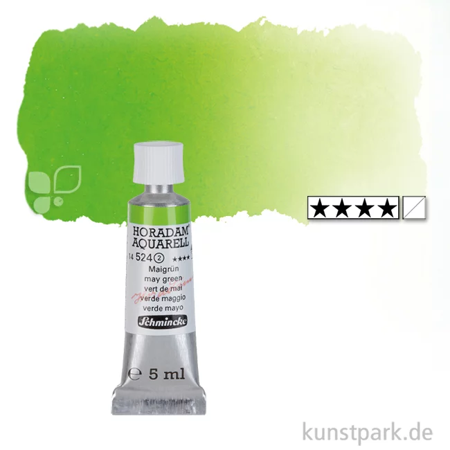 Artikelbild 1 des Artikels “Schmincke HORADAM Aquarellfarben Tube 5 ml | 524 Maigrün“