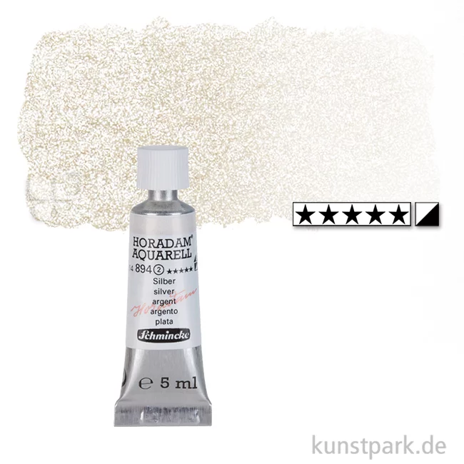 Artikelbild 1 des Artikels “Schmincke HORADAM Aquarellfarben Tube 5 ml | 894 Silber“