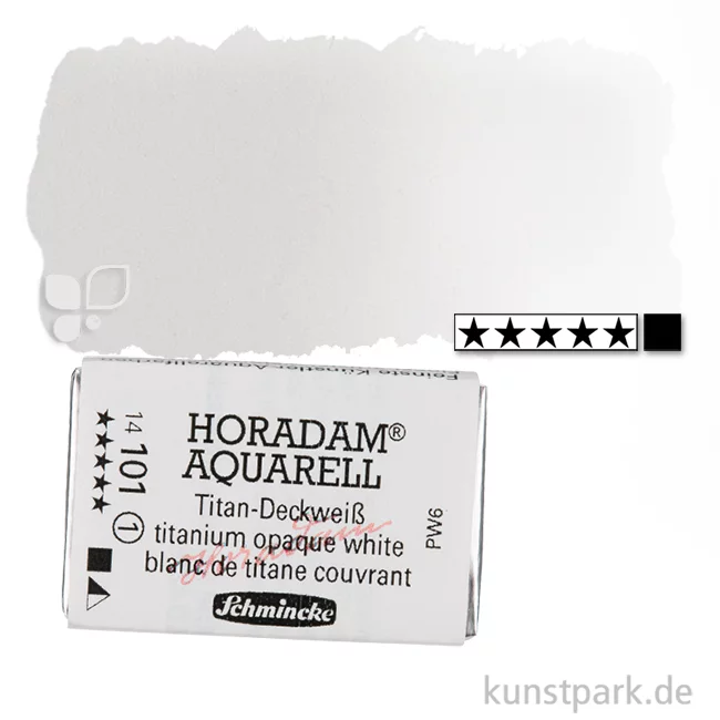 Artikelbild 1 des Artikels “Schmincke HORADAM Aquarellfarben 1/1 Napf | 101 Titan Deckweiß“