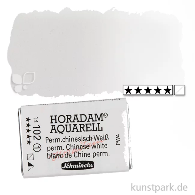 Artikelbild 1 des Artikels “Schmincke HORADAM Aquarellfarben 1/1 Napf | 102 Perm. Chinesisches Weiß“