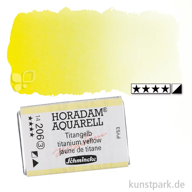 Artikelbild 1 des Artikels “Schmincke HORADAM Aquarellfarben 1/1 Napf | 206 Titangelb“