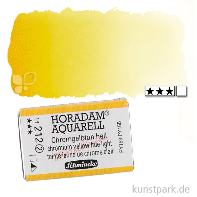 Artikelbild 1 des Artikels “Schmincke HORADAM Aquarellfarben 1/1 Napf | 212 Chromgelb hell“