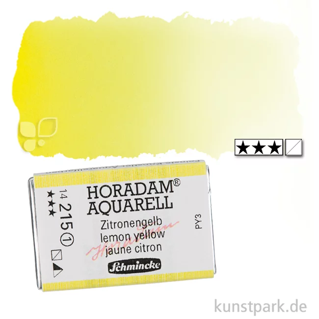 Artikelbild 1 des Artikels “Schmincke HORADAM Aquarellfarben 1/1 Napf | 215 Zitronengelb“