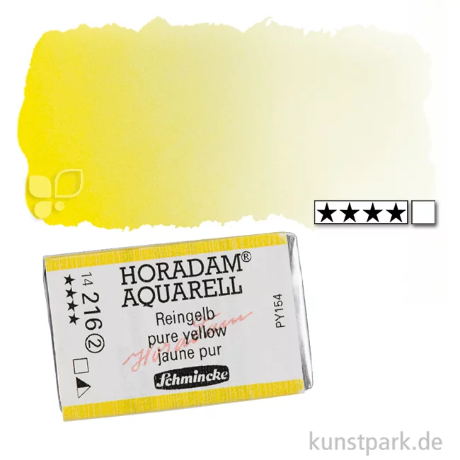 Artikelbild 1 des Artikels “Schmincke HORADAM Aquarellfarben 1/1 Napf | 216 Reingelb“