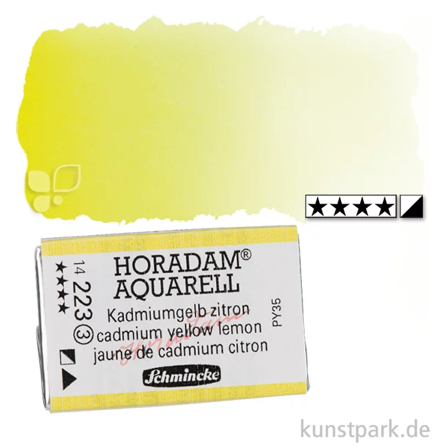 Artikelbild 1 des Artikels “Schmincke HORADAM Aquarellfarben 1/1 Napf | 223 Kadmiumgelb zitron“