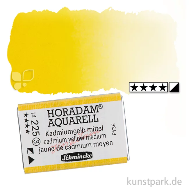 Artikelbild 1 des Artikels “Schmincke HORADAM Aquarellfarben 1/1 Napf | 225 Kadmiumgelb mittel“