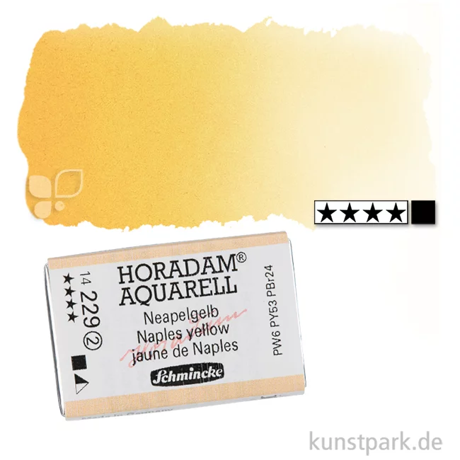 Artikelbild 1 des Artikels “Schmincke HORADAM Aquarellfarben 1/1 Napf | 229 Neapelgelb“