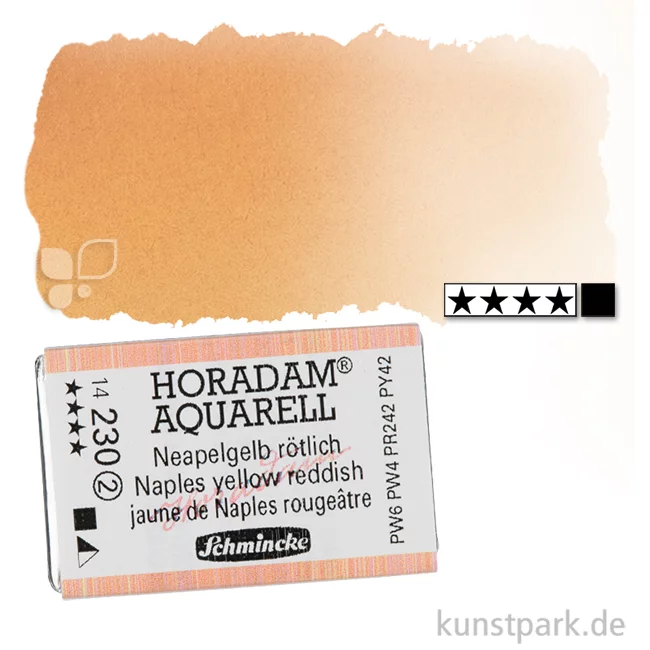 Artikelbild 1 des Artikels “Schmincke HORADAM Aquarellfarben 1/1 Napf | 230 Neapelgelb rötlich“